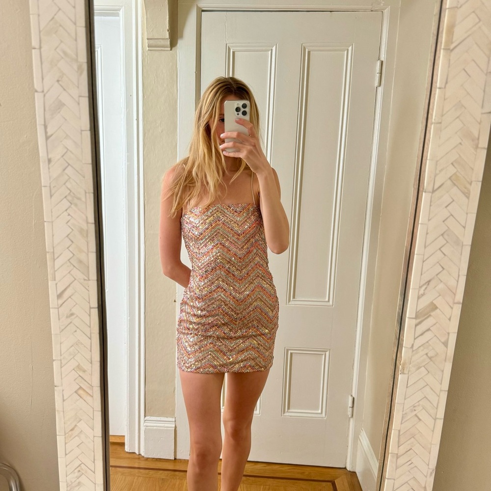 Runaway The Label Kari Sequined Mini Dress